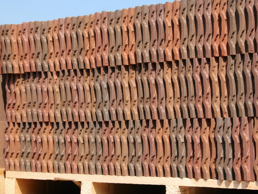 Dreadnought tiles mixed at the factory ready for despatch